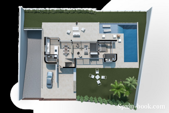 Виллы Современные виллы Премиум класса в Sierra Cortina / Финестрат, Коста Бланка, Финестрат