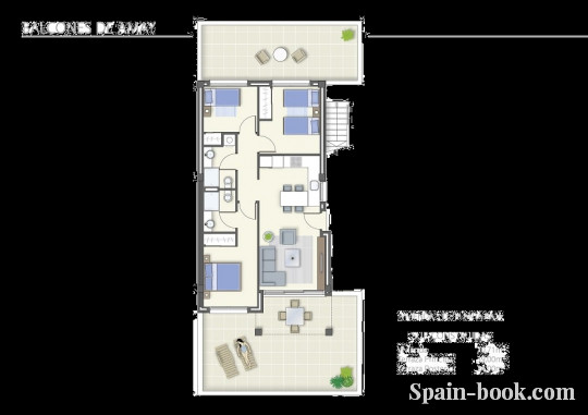 Бунгало Новый проект от одного из ведущих застройщиков Испании, Коста Бланка, Лос Балконес