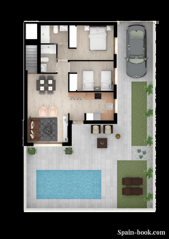 Виллы Новый комплекс современных вилл в Сиудад Кесада, Коста Бланка, Сиудад Кесада