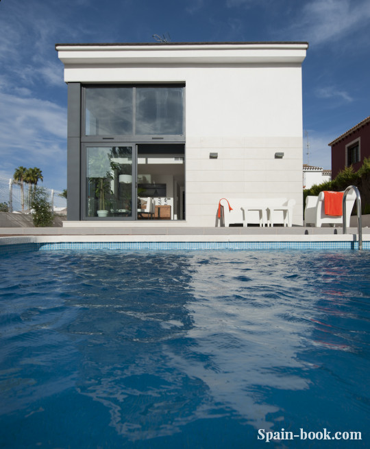 Виллы Новые виллы в 1км до песчаного пляжа в Santiagо de la Ribiera / Mar Menor, Коста Бланка, Сантьяго-де-ла-Рибера