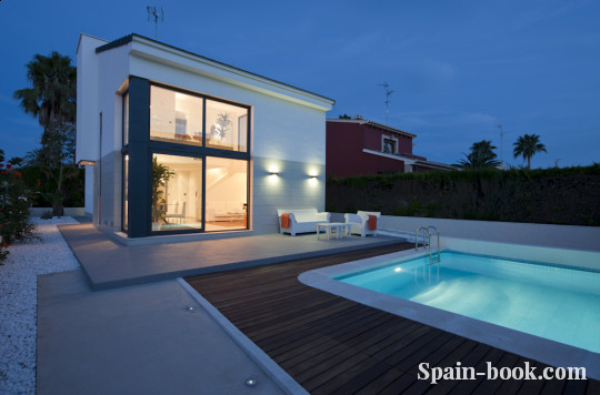 Виллы Новые виллы в 1км до песчаного пляжа в Santiagо de la Ribiera / Mar Menor, Коста Бланка, Сантьяго-де-ла-Рибера