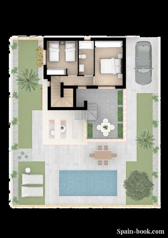 Виллы Новый комплекс современных вилл в Сиудад Кесада, Коста Бланка, Сиудад Кесада