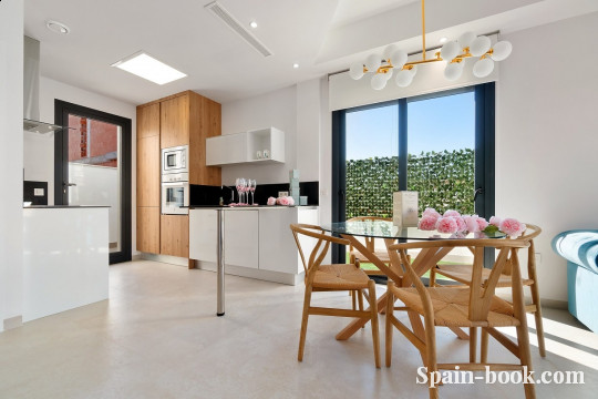 Виллы Новые смежные виллы рядом с гольф-полями в Вийямартин, Ориуэла Коста, Коста Бланка, Вийямартин