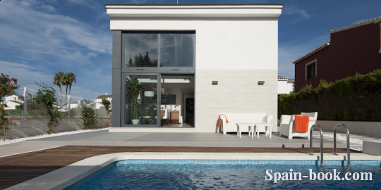 Виллы Новые виллы в 1км до песчаного пляжа в Santiagо de la Ribiera / Mar Menor, Коста Бланка, Сантьяго-де-ла-Рибера