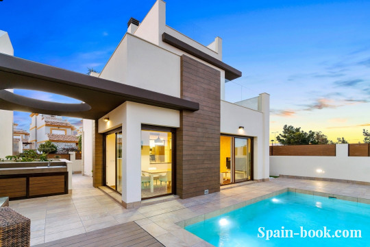 Виллы Новый комплекс вилл в пригороде Торревьехи, Лос Монтесинос, Коста Бланка, Лос Монтесинос