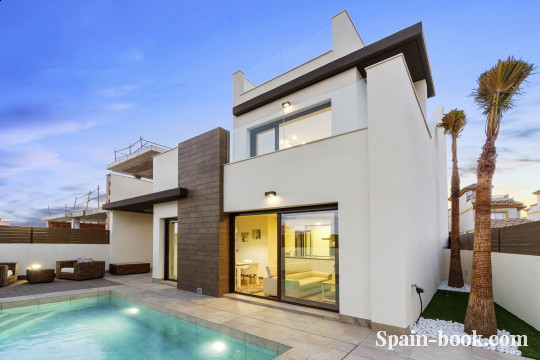 Виллы Новый комплекс вилл в пригороде Торревьехи, Лос Монтесинос, Коста Бланка, Лос Монтесинос