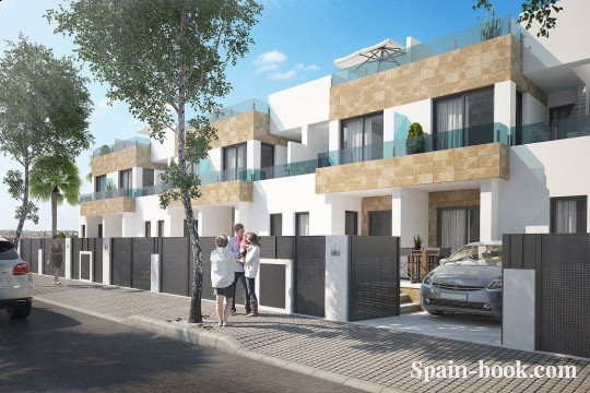 Таунха́ус Новый резиденциальный комплекс рядом с гольфом Вийямартин, Ориуэла Коста, Коста Бланка, Вийямартин