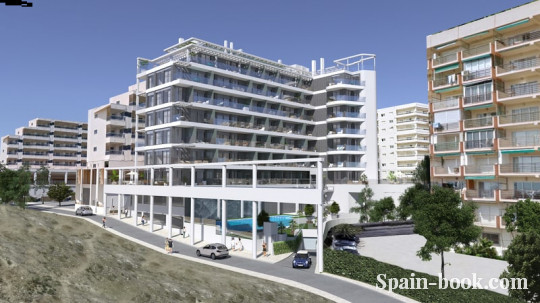 Апартаменты Новый дом в 100м от пляжа в Кальпе, Аликанте, Коста Бланка, Кальпе