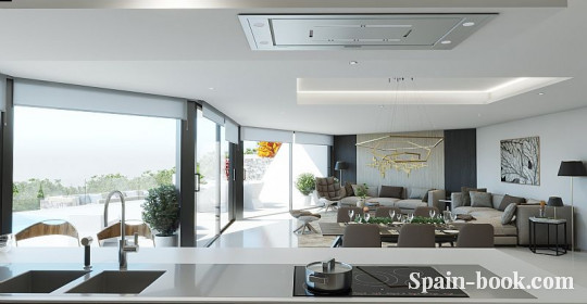 Виллы Роскошная вилла с видом на море пригороде курортного города Бенисса / Кальпе, Коста Бланка, Бенисса