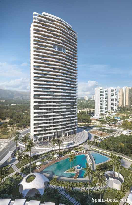 Апартаменты Уникальный проект в курортном городе Бенидорм, Коста Бланка, Бенидорм